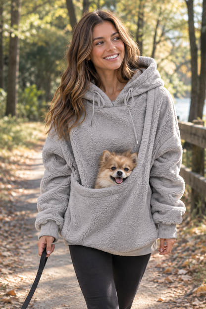 Hoodie para llevar mascotas